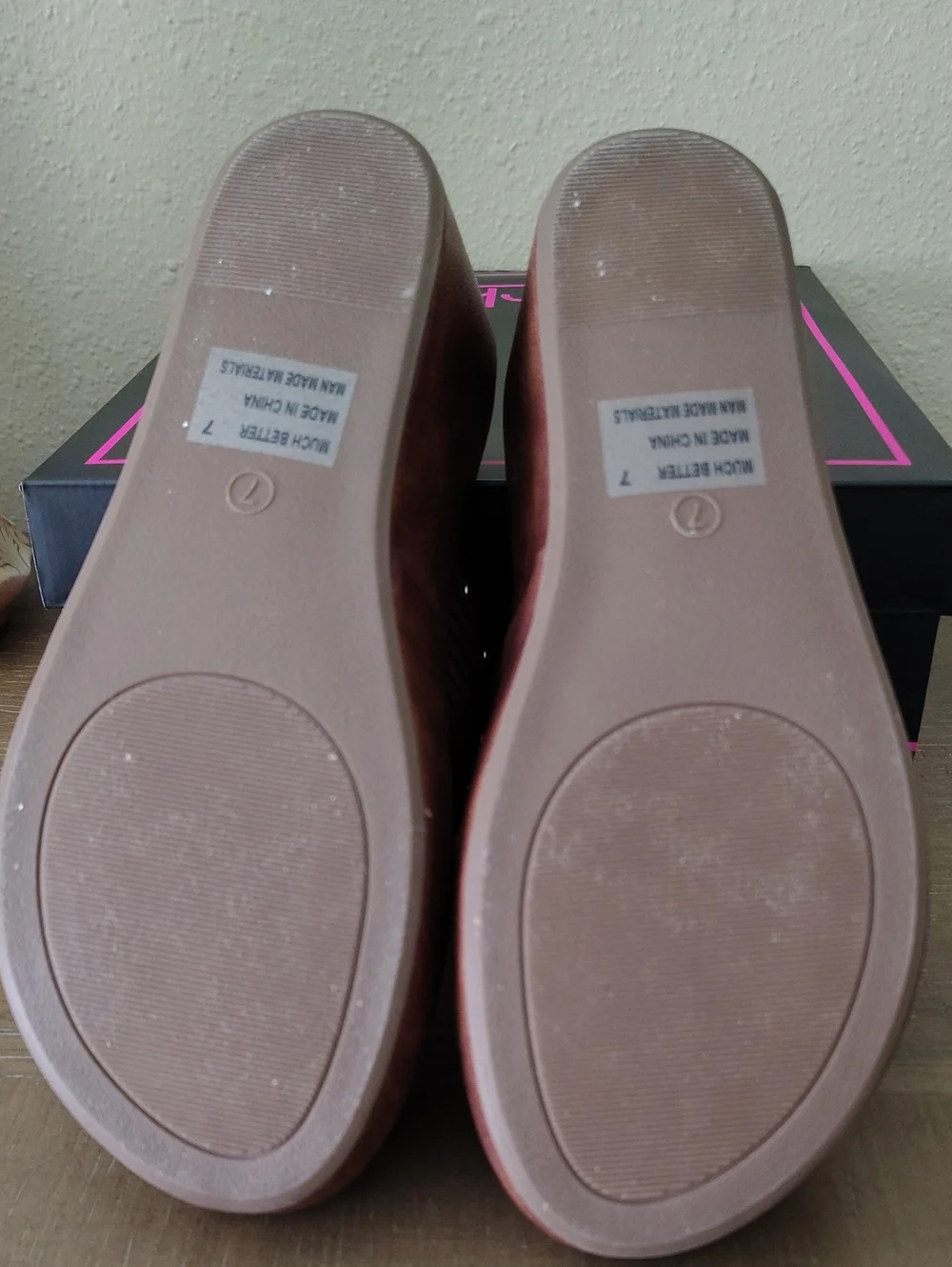 NIB Corkys Much Better Bourbon Size 7 Wedges Never Worn Tried On Only